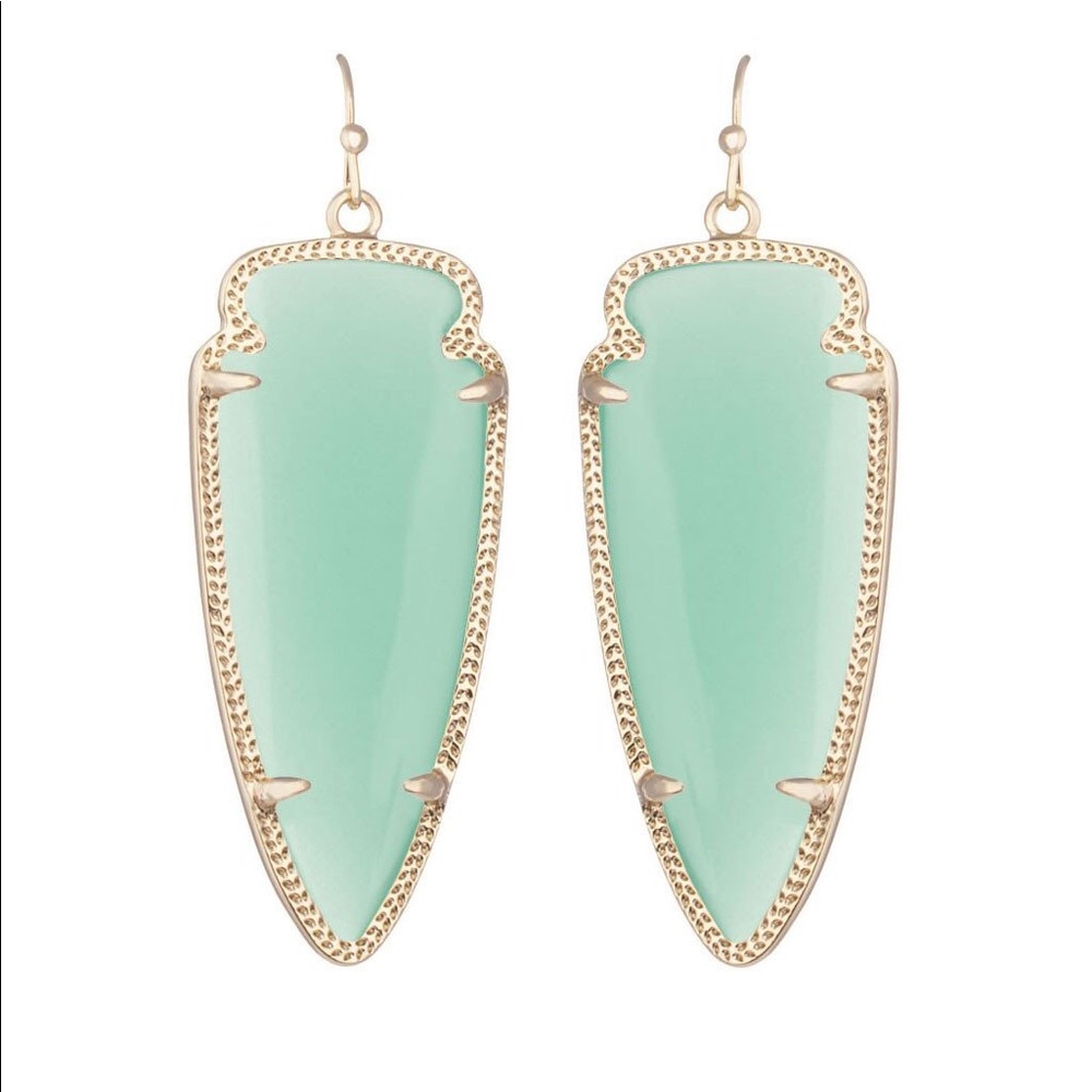 Kendra Scott Sky Arrowhead Chalcedony Earrings